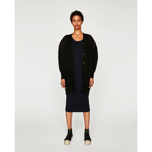 NWOT Zara Ribbed Dress With Thin Straps - Picture 4 of 8